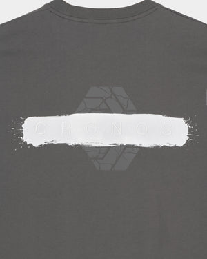 CRONOS PAINT STROKE L/S TEE【D.GRAY】