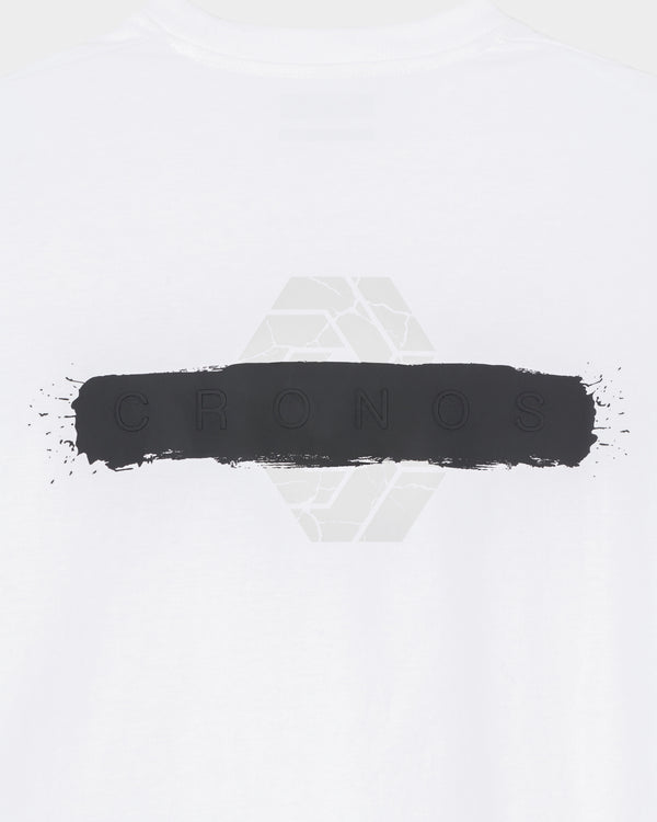 CRONOS PAINT STROKE L/S TEE【WHITE】
