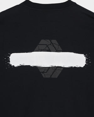 CRONOS PAINT STROKE L/S TEE【BLACK】