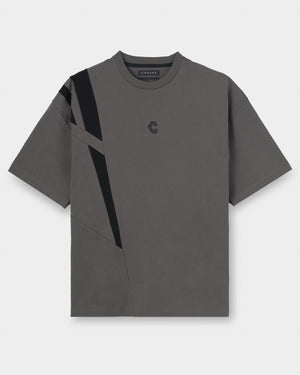 CRONOS ACTIVE FLOW OVERSIZE S/S TEE【D.GRAY】