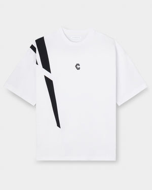 CRONOS ACTIVE FLOW OVERSIZE S/S TEE【WHITE】