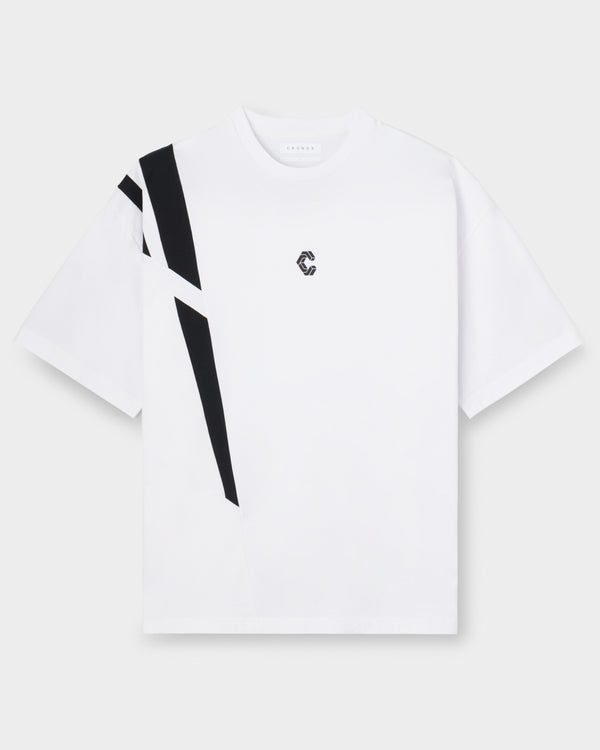 CRONOS ACTIVE FLOW OVERSIZE S/S TEE【WHITE】