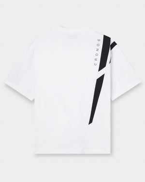 CRONOS ACTIVE FLOW OVERSIZE S/S TEE【WHITE】