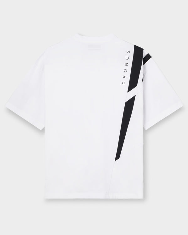 CRONOS ACTIVE FLOW OVERSIZE S/S TEE【WHITE】