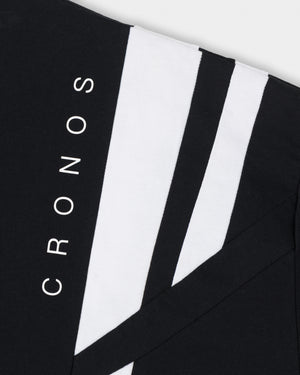 CRONOS ACTIVE FLOW OVERSIZE S/S TEE【BLACK】