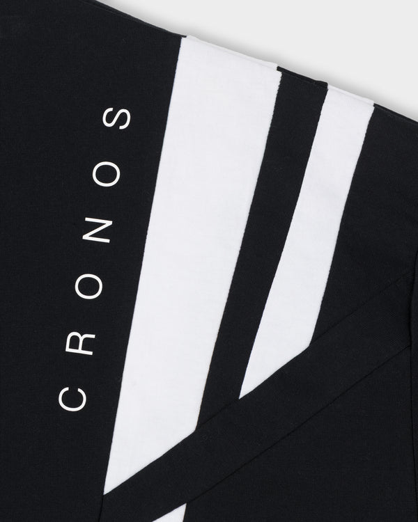 CRONOS ACTIVE FLOW OVERSIZE S/S TEE【BLACK】