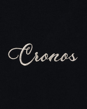 CRONOS  SCRIPT SWEAT【BLACK】