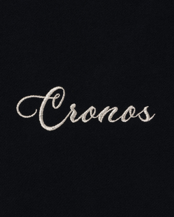 CRONOS  SCRIPT SWEAT【BLACK】