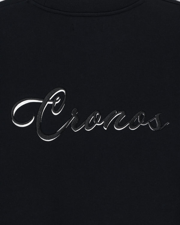 CRONOS  SCRIPT SWEAT【BLACK】