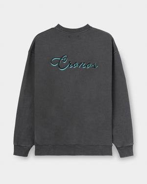 CRONOS  SCRIPT SWEAT【V BLACK】
