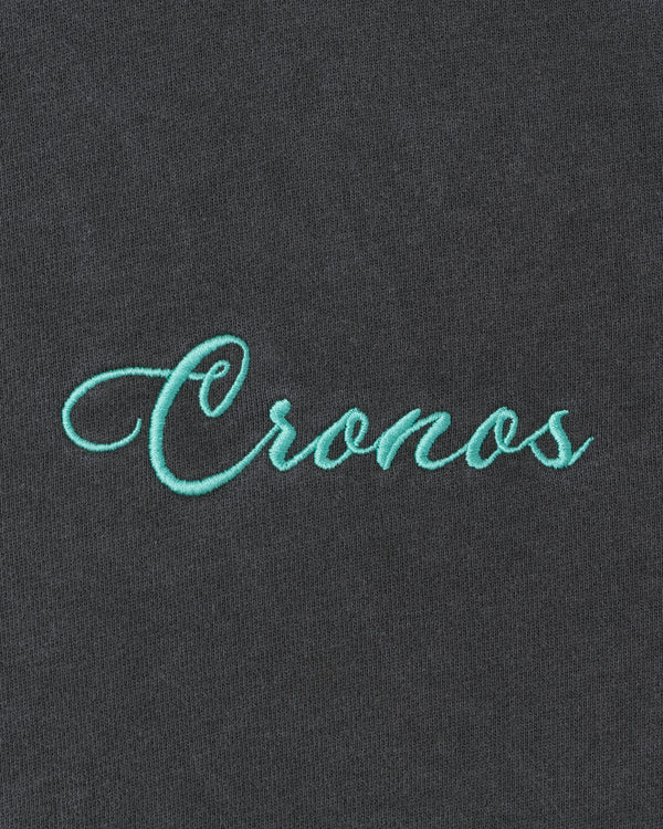 CRONOS  SCRIPT SWEAT【V BLACK】