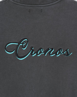 CRONOS  SCRIPT SWEAT【V BLACK】