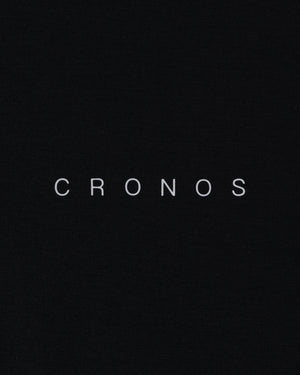 CRONOS BOLD BACK LOGO REGULARFIT T-SHIRT【BLACK×SILVER】