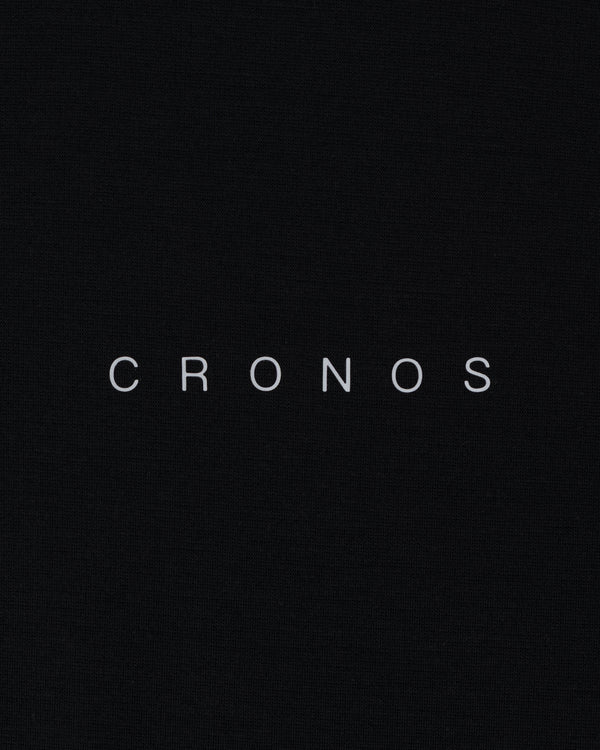 CRONOS BOLD BACK LOGO REGULARFIT T-SHIRT【BLACK×SILVER】