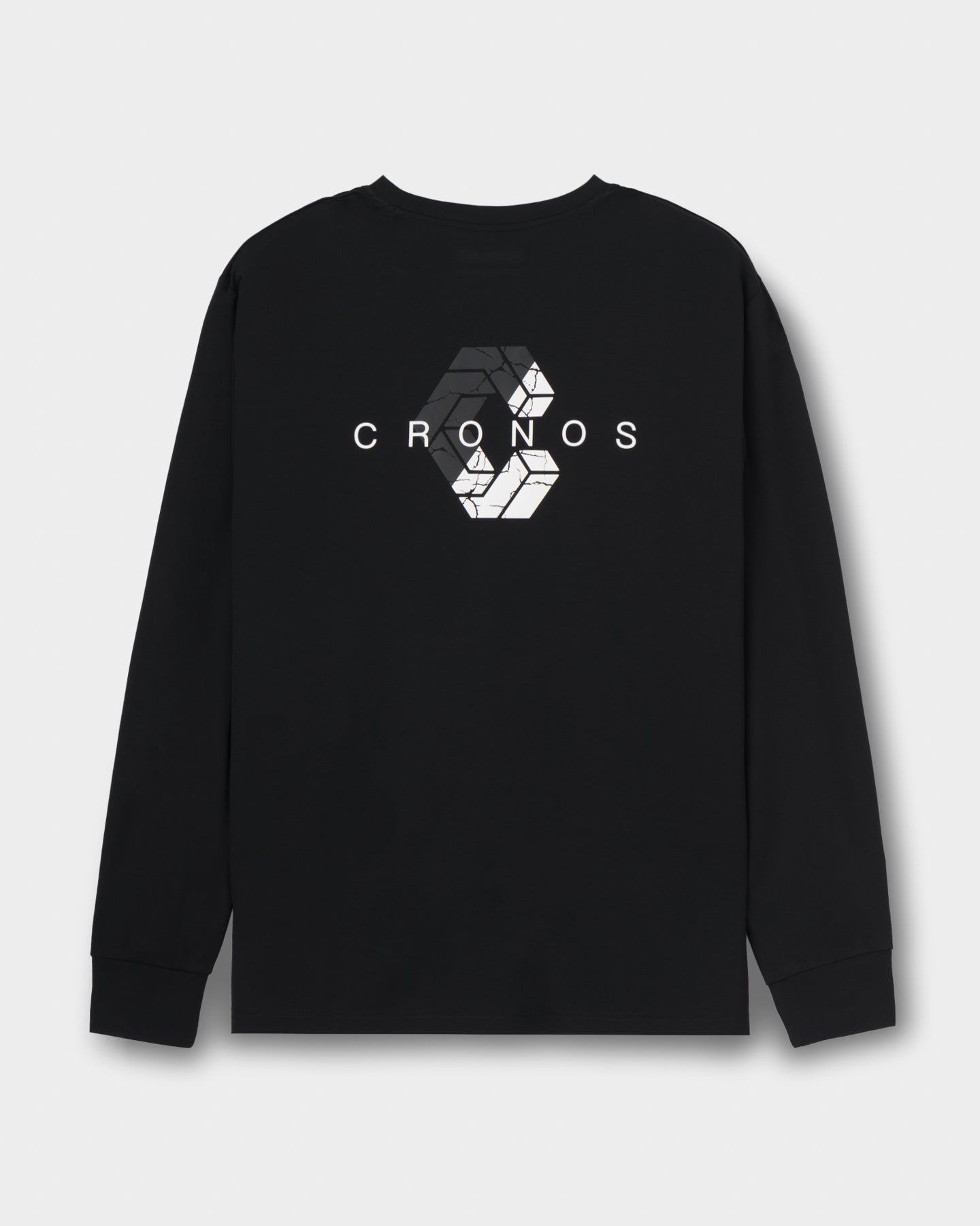 CRONOS BOLD BACK LOGO REGULARFIT T-SHIRT【BLACK】