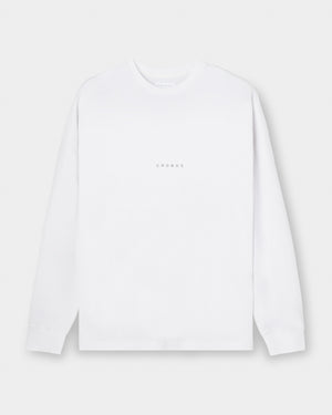 CRONOS BOLD BACK LOGO REGULARFIT T-SHIRT【WHITE】