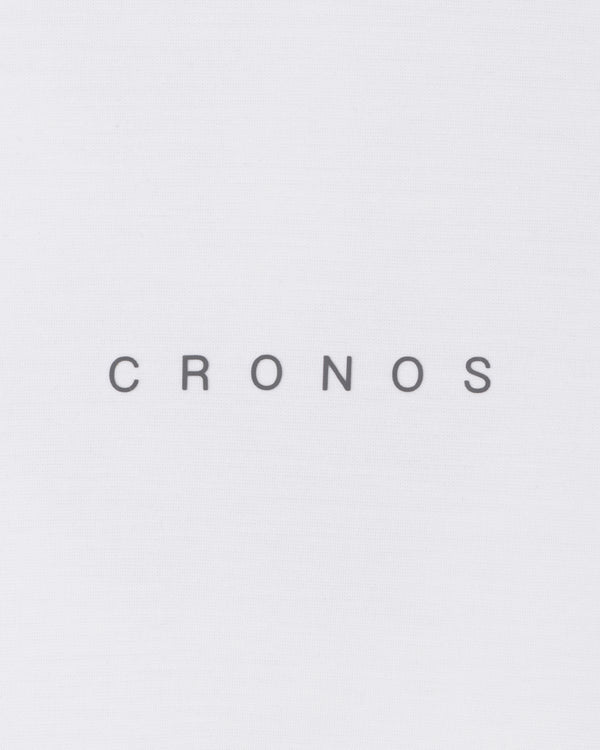 CRONOS BOLD BACK LOGO REGULARFIT T-SHIRT【WHITE】