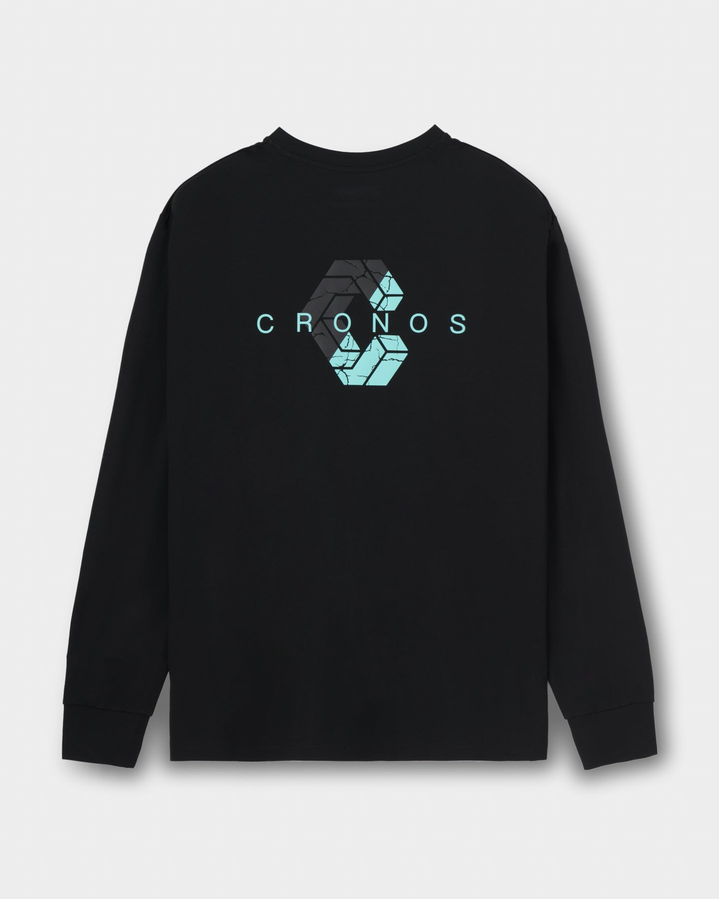 CRONOS BOLD BACK LOGO REGULARFIT T-SHIRT [BLACK×T.BLUE]
