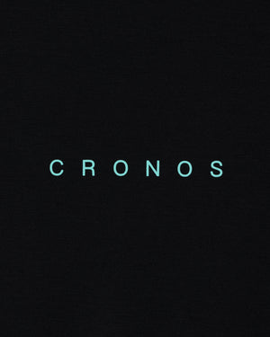 CRONOS BOLD BACK LOGO REGULARFIT T-SHIRT【BLACK×T.BLUE】
