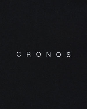 CRONOS BACK STATEMENT L/S TEE【BLACK】