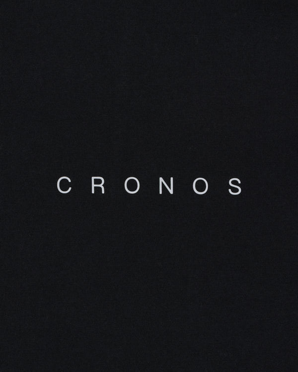 CRONOS BACK STATEMENT L/S TEE【BLACK】