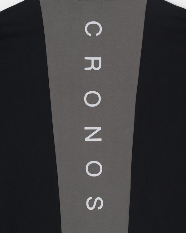 CRONOS BACK STATEMENT L/S TEE【BLACK】