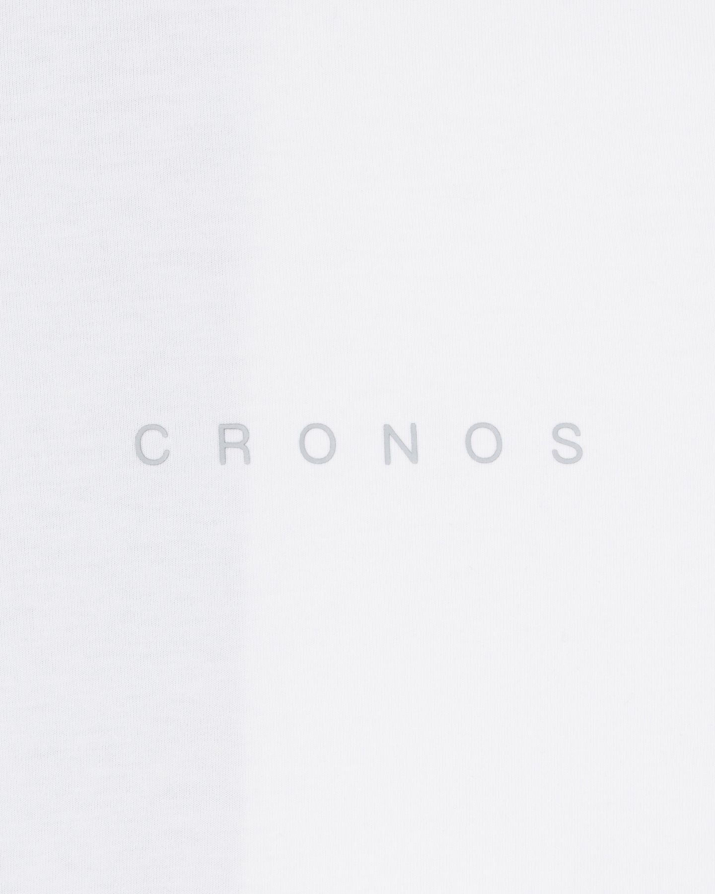 CRONOS BACK STATEMENT L/S TEE【WHITE】