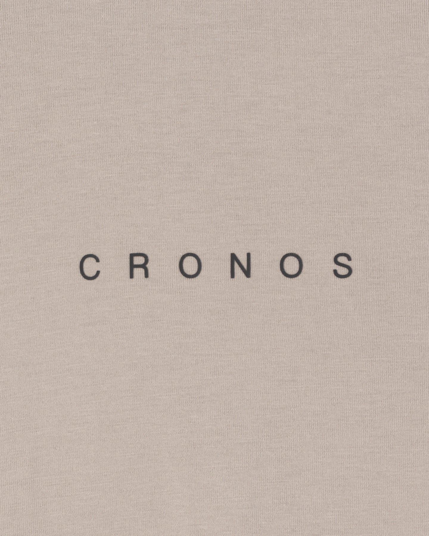 CRONOS BACK STATEMENT L/S TEE【GREIGE】