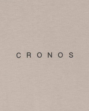 CRONOS BACK STATEMENT L/S TEE【GREIGE】