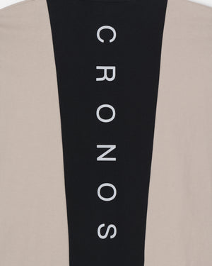 CRONOS BACK STATEMENT L/S TEE【GREIGE】