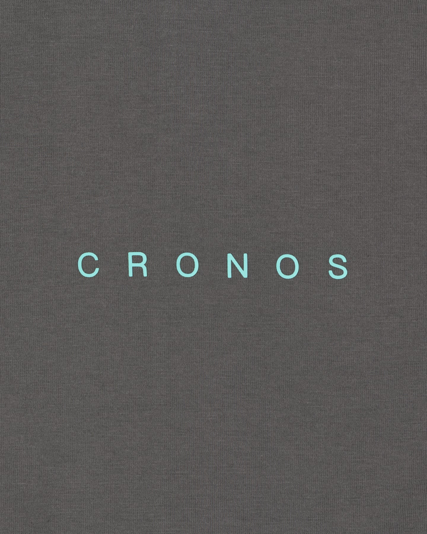 CRONOS BACK STATEMENT L/S TEE【D.GRAY】