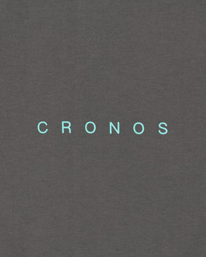 CRONOS BACK STATEMENT L/S TEE【D.GRAY】