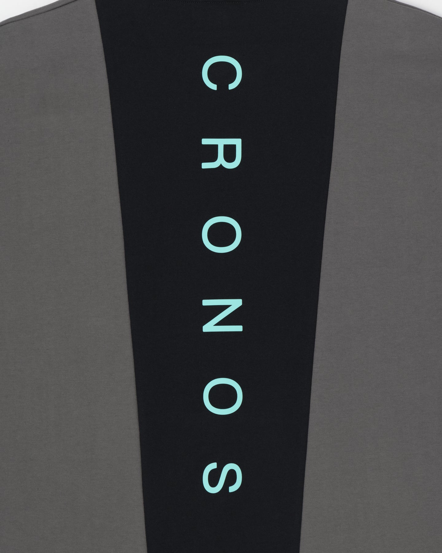 CRONOS BACK STATEMENT L/S TEE【D.GRAY】