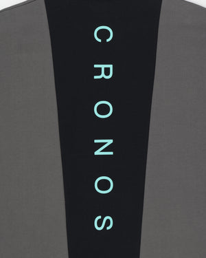CRONOS BACK STATEMENT L/S TEE【D.GRAY】
