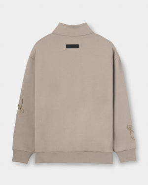 CRONOS SCRIPT HALF ZIP 【GREIGE】