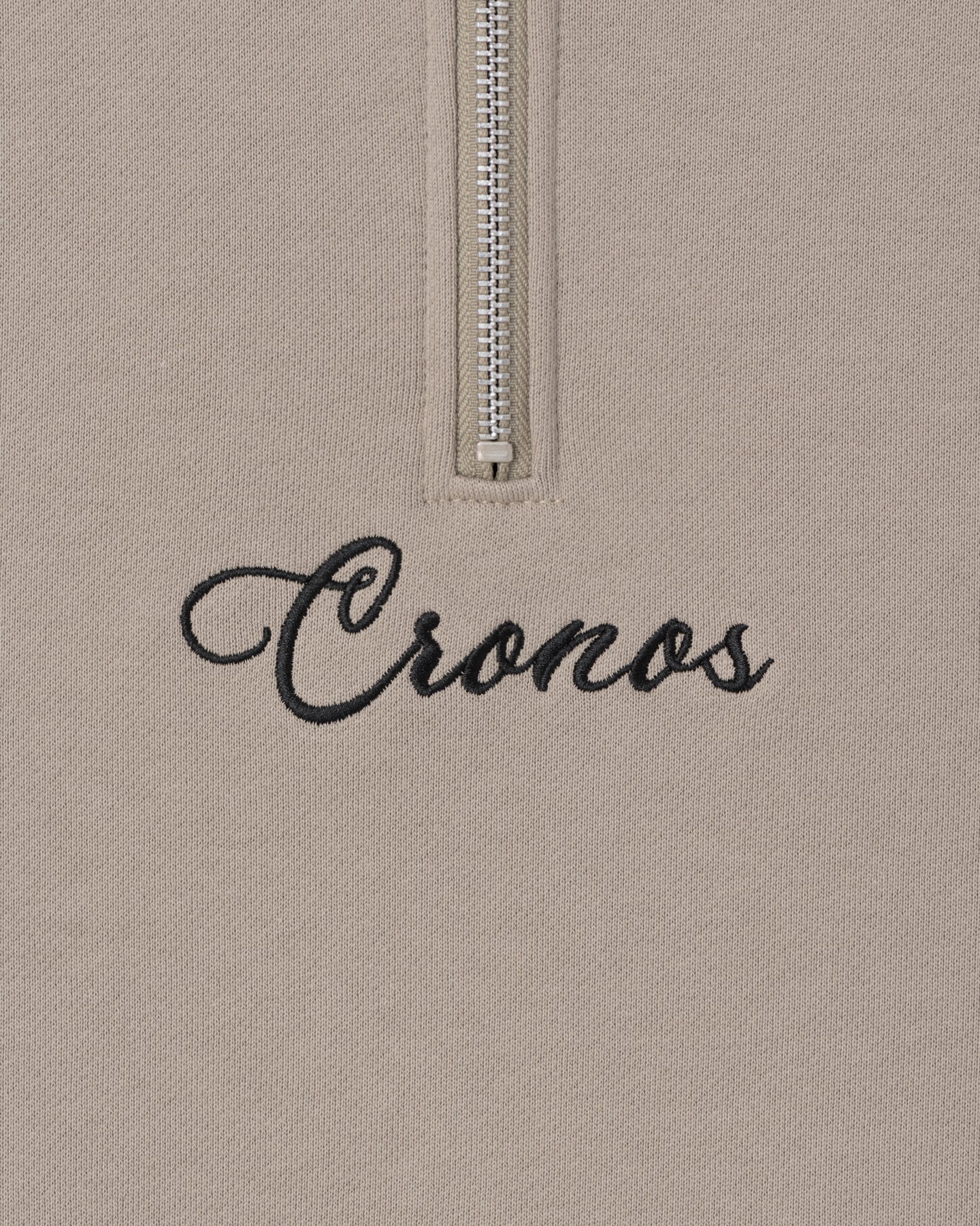 CRONOS SCRIPT HALF ZIP 【GREIGE】