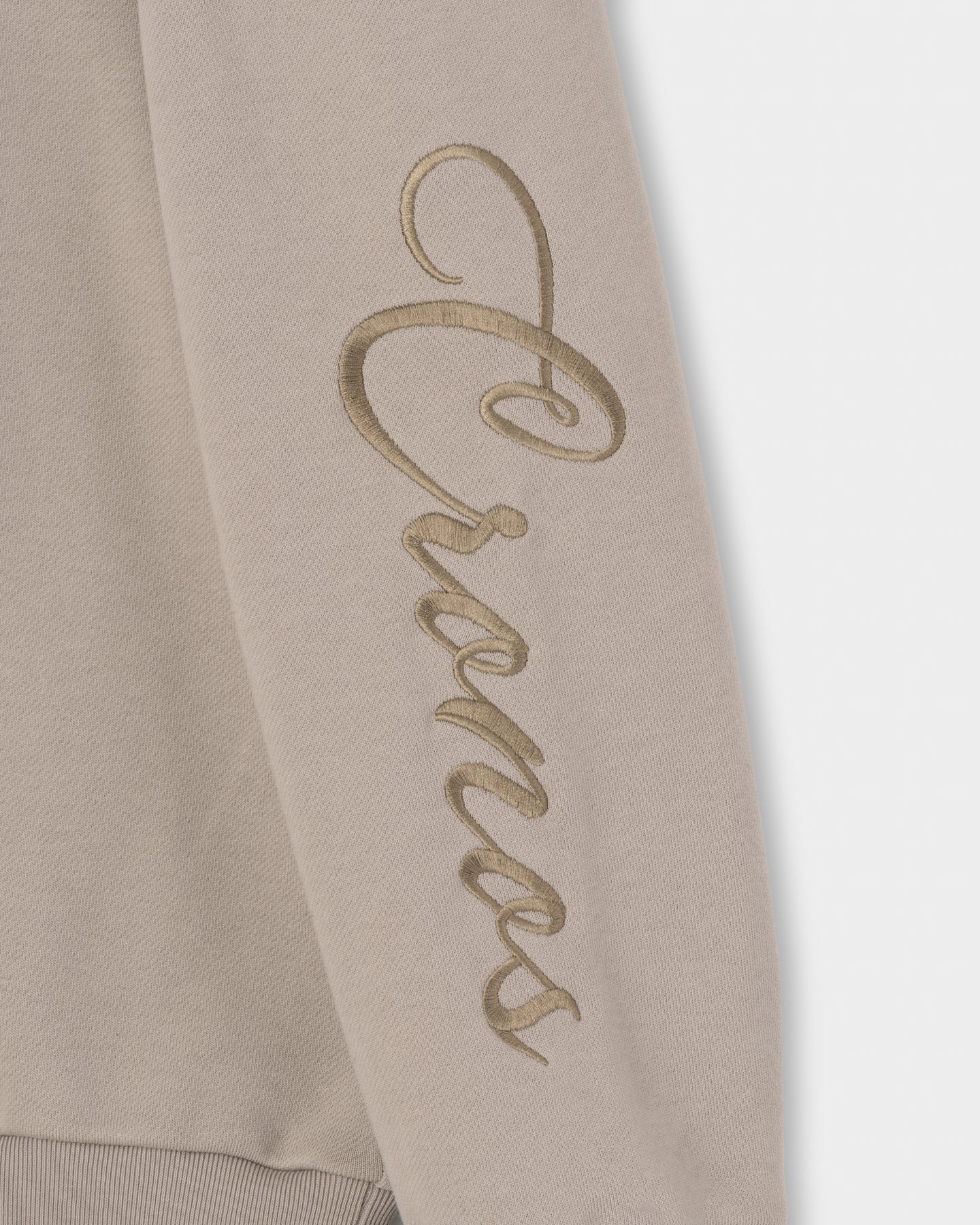 CRONOS SCRIPT HALF ZIP 【GREIGE】