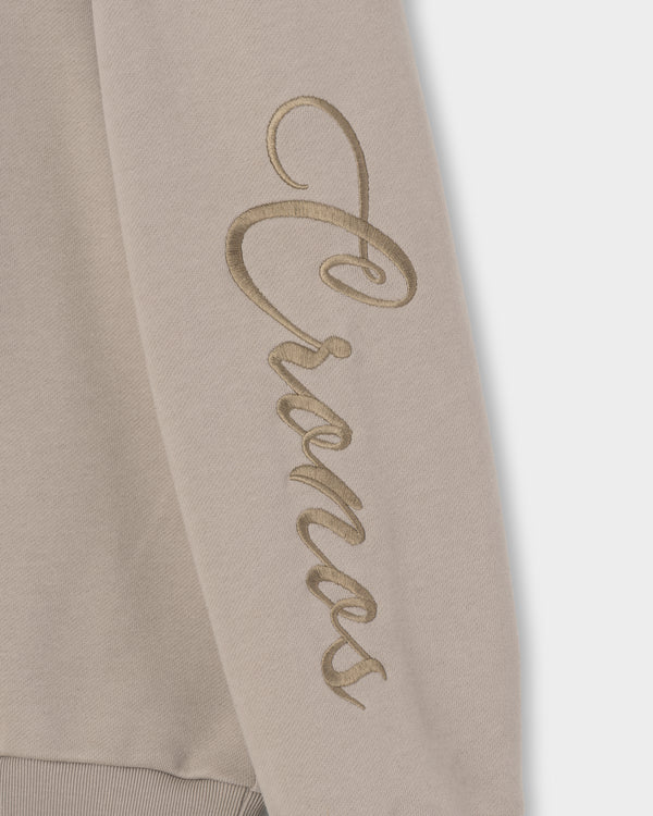 CRONOS SCRIPT HALF ZIP 【GREIGE】