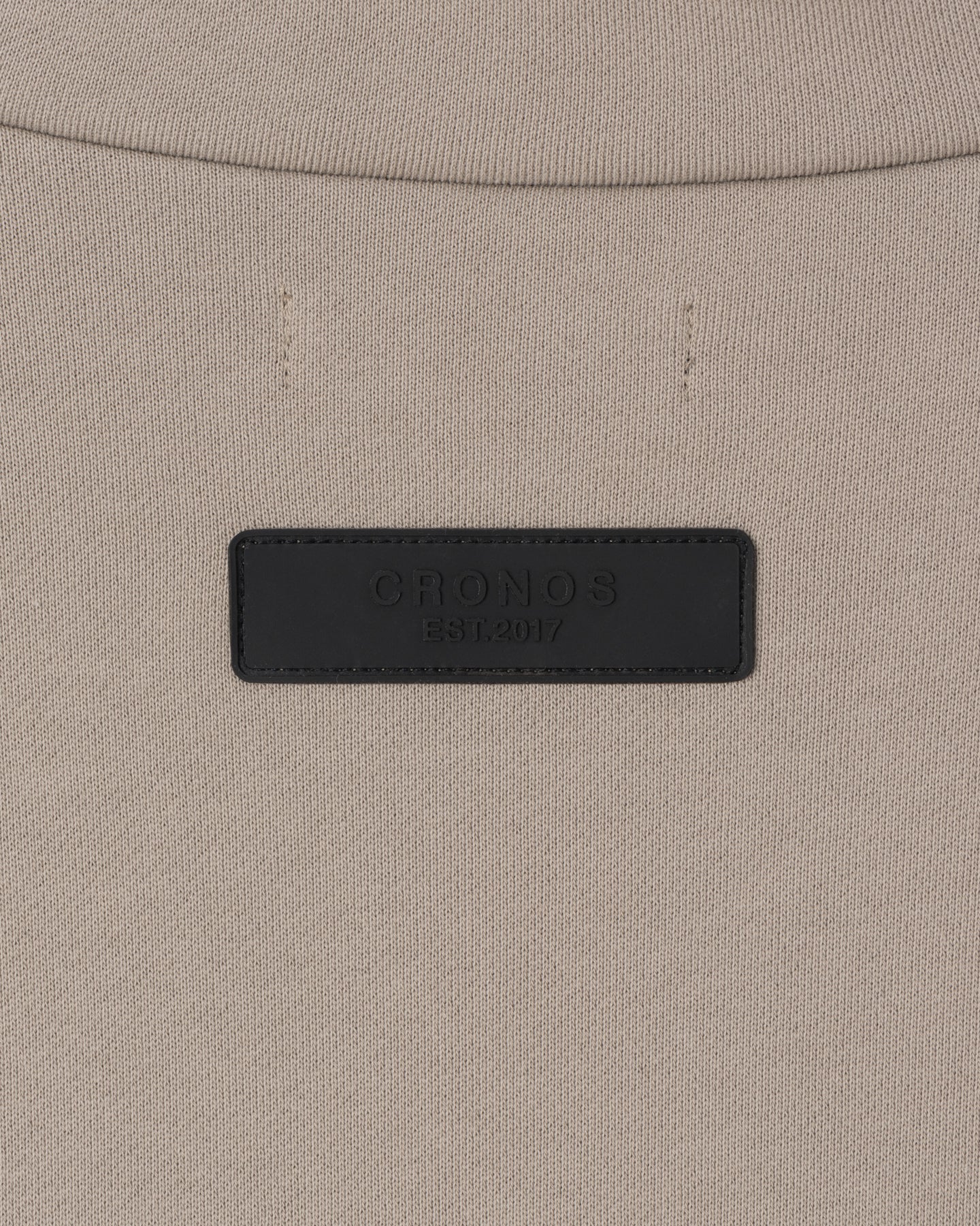 CRONOS SCRIPT HALF ZIP 【GREIGE】