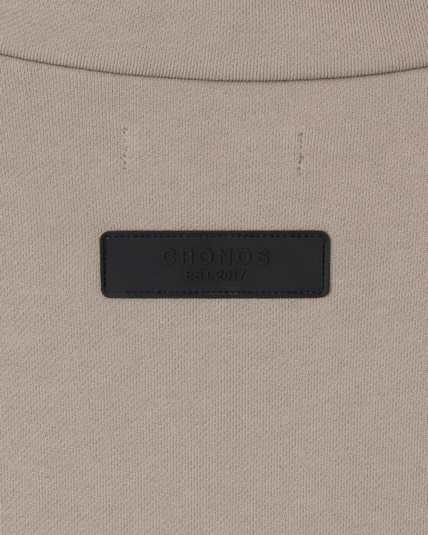 CRONOS SCRIPT HALF ZIP 【GREIGE】