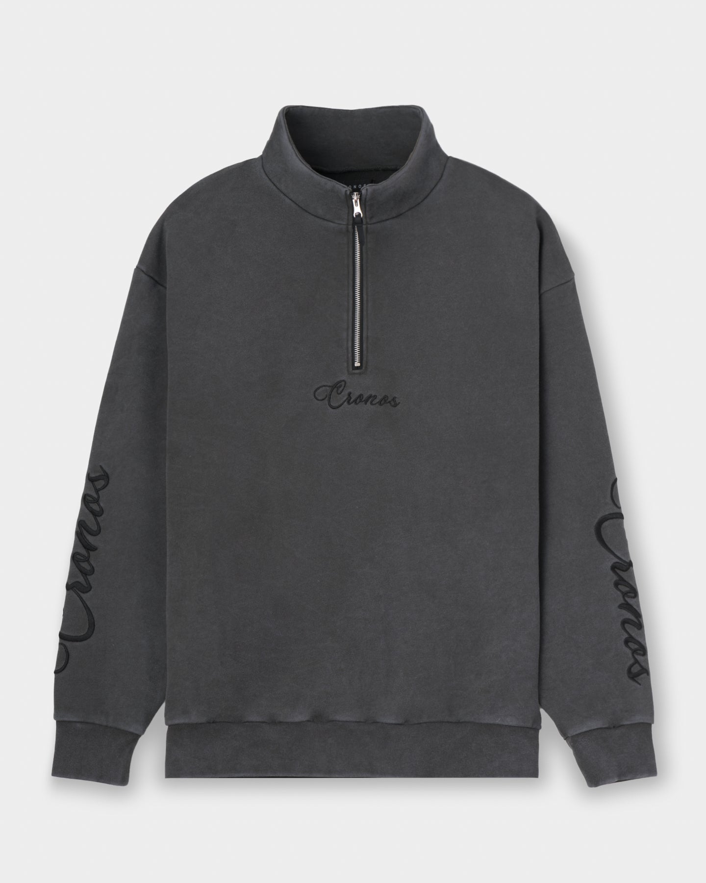 CRONOS SCRIPT HALF ZIP 【V BLACK】