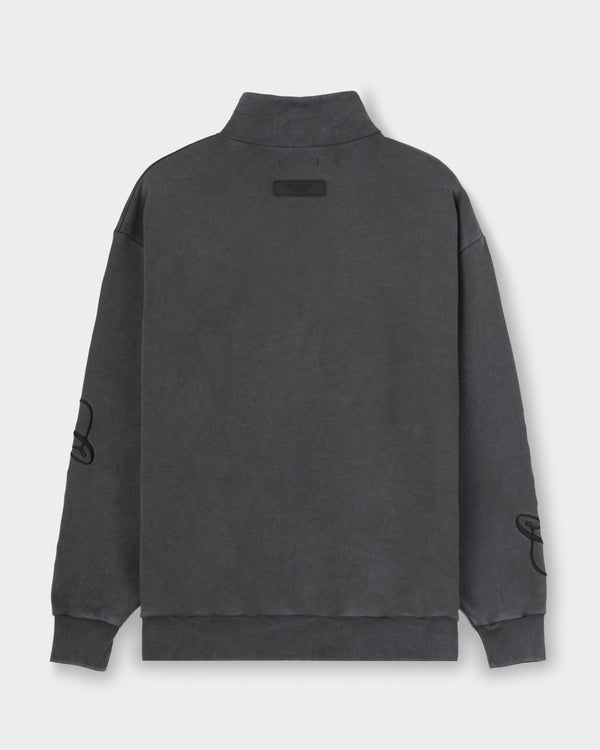 CRONOS SCRIPT HALF ZIP 【V BLACK】