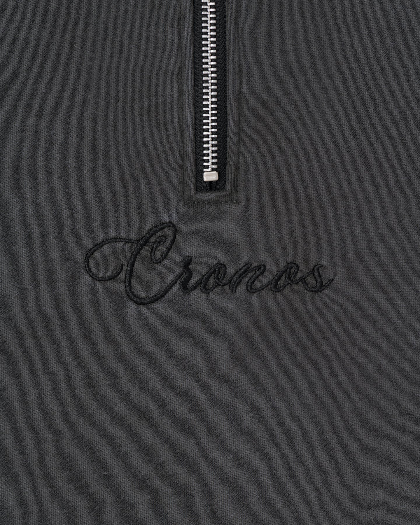 CRONOS SCRIPT HALF ZIP 【V BLACK】
