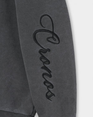 CRONOS SCRIPT HALF ZIP 【V BLACK】