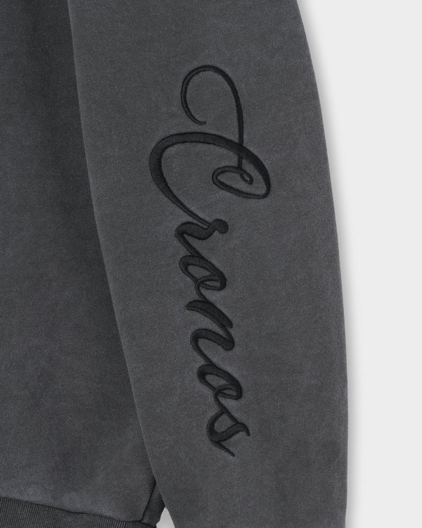 CRONOS SCRIPT HALF ZIP 【V BLACK】