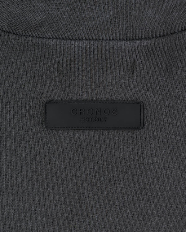 CRONOS SCRIPT HALF ZIP 【V BLACK】