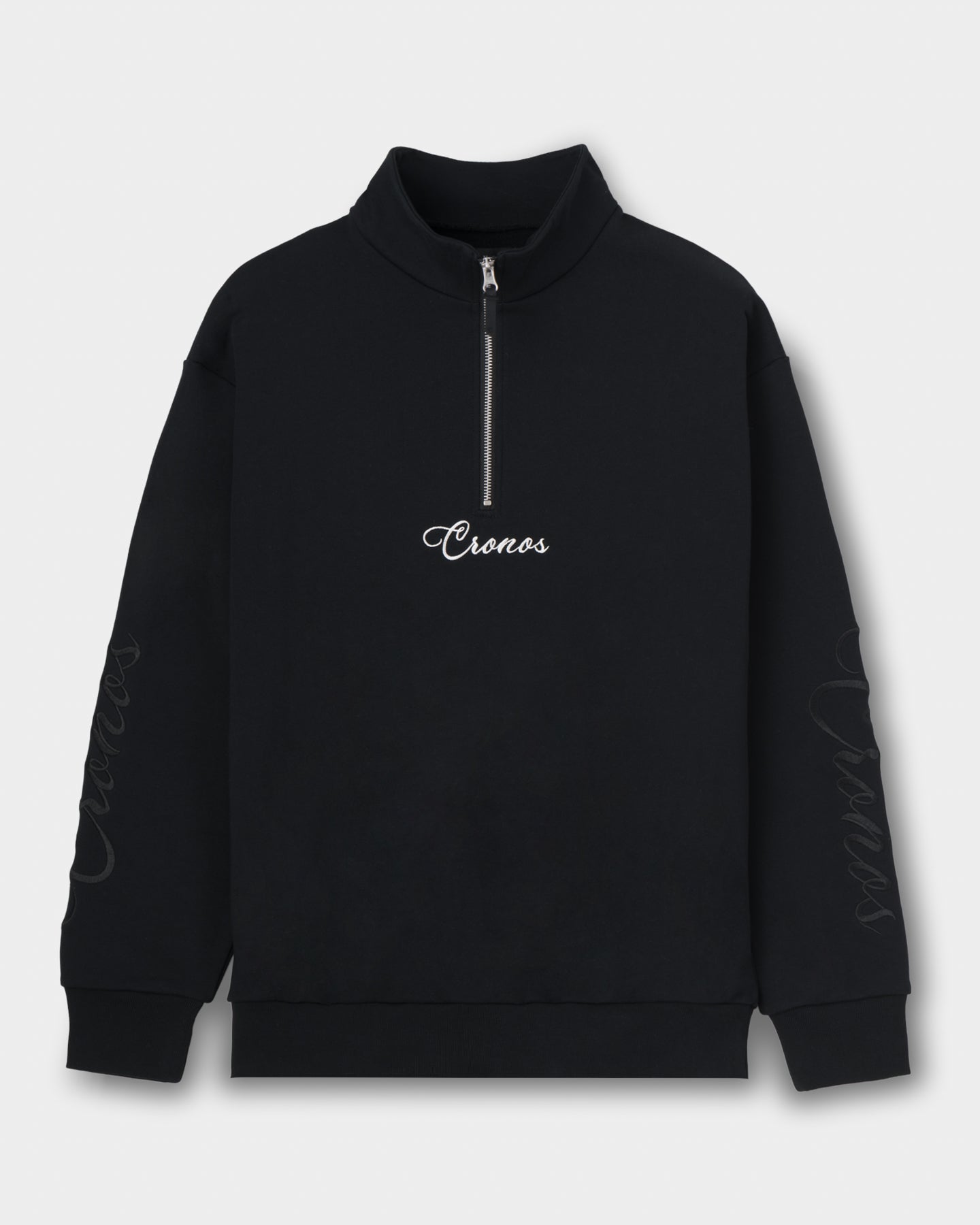 CRONOS SCRIPT HALF ZIP 【BLACK】