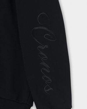 CRONOS SCRIPT HALF ZIP 【BLACK】