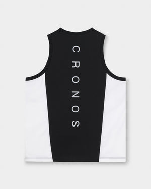 CRONOS SPLIT  LOGO SLEEVELESS【BLACK】
