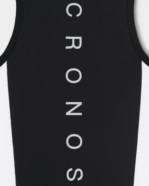CRONOS SPLIT  LOGO SLEEVELESS【BLACK】